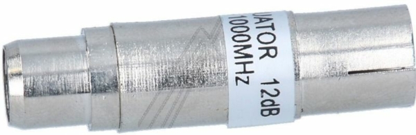 FR2-12L DB-VERZWAKKER COAX,  12DB,  ZONDER DC-DOORGANG