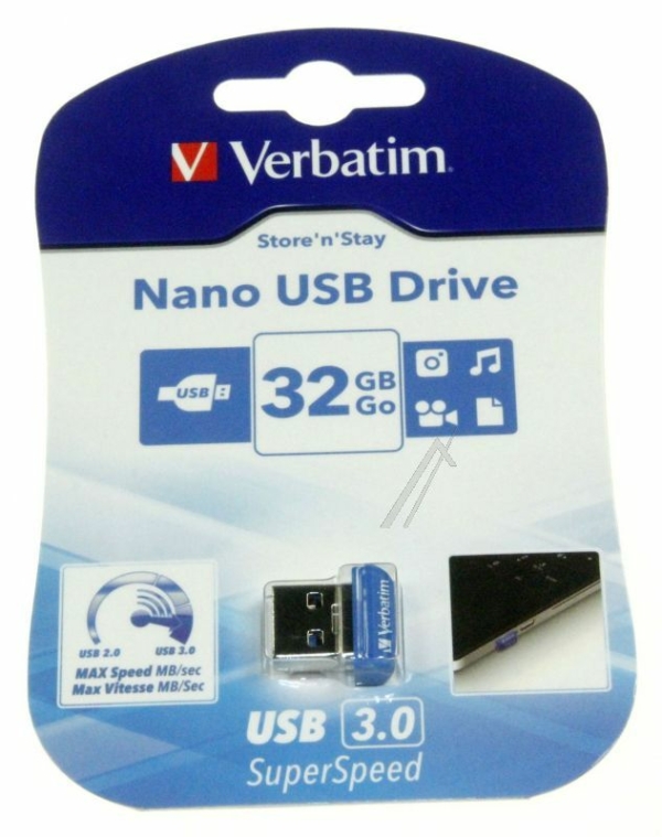 32GB 98710 USB 3.2 GEN 1 NANO 32GB STORE ´N´ STAY