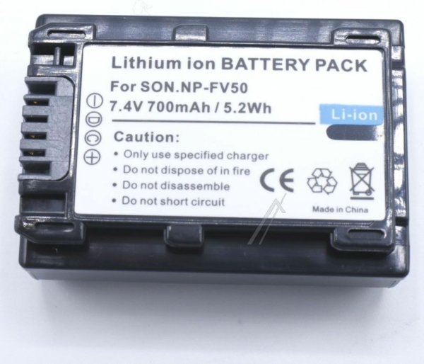 7,4V-700MAH 7,4V-700MAH LI-ION CAMCORDER-ACCU  geschikt voor SONY