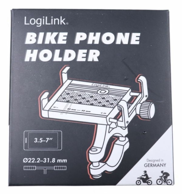 AA0146 MOBIELE TELEFOONHOUDER VOOR 3,5-7" PHONE,  VOOR FIETS,  MOTOR,  SCOOTER