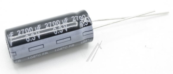 2700UF-6,3V EEUFR0J272L ELCO RADIAAL 105° 10X25MM.