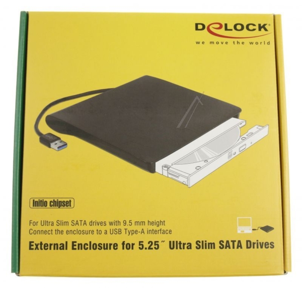 42603 EXTERNE BEHUIZING VOOR 5,25 ULTRA SLIM SATA LOOPWERKEN