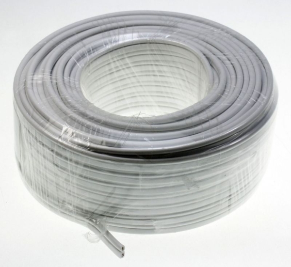 2X1,5MM² LUIDSPREKERKABEL WIT CCA (KOPER/ ALUMINIUM) 25M