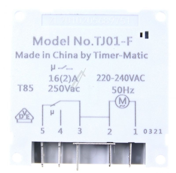 5210810021 TIMER-MATIC TJ01-F 220-240V50G&RED C/ M