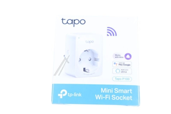 TAPO P100(1-PACK) MINI SMART WLAN STOPCONTACT,  2300 WATT,  10 AMP. MAXIMAAL