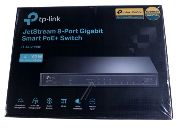 JETSTREAM TL-SG2008P 8-PORT GIGABIT SMART SWITCH WITH 4-PORT POE