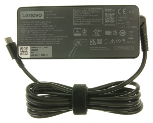 02DL124 PD,65W,20/ 15/ 9/ 5V,3P, WW, DEL